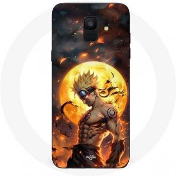 Coque Maniacase Galaxy A6 2018 Ombre Naruto Lune 3D