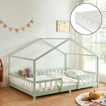 Cama Forma de Casa Treviolo 207x146 pino