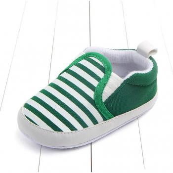 Lovely Blue Striped Baby Shoes