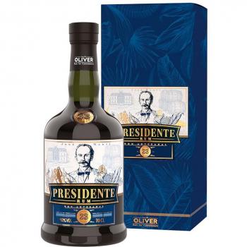 Ron Presidente Martí 23 ans Solera 40% Vol. 0,7l en coffret
