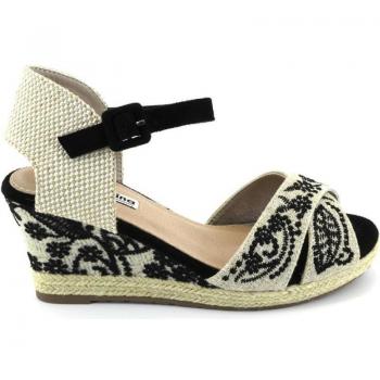 Mujer Alpargatas Mandarina Susana Negro 523 Chic