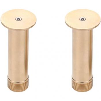 2-Pack Brass Mushroom Fountain Nozzles 1/2 Inch