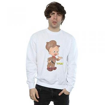 Sweat-shirt sans capuche, blanc, illustrations d'animation – BI33159