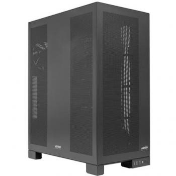 E‑ATX Gaming Workstation “Abysm AI Pro 100” con altura para disipadores de hasta 180 mm y ranuras de GPU de 420 mm