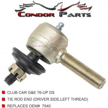 Club Car DS Golf Cart Driver Side Tie Rod End