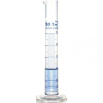 50mL Glass Measuring Cylinder with Spout