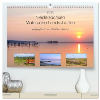 Niedersachsen Malerische Landschaften Premium Wandkalender 2025 DIN A2 Hochglanz