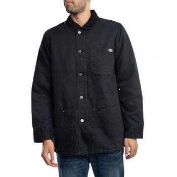Dickies Duck Canvas Chore Jacke Männer Stone Washed Schwarz XL
