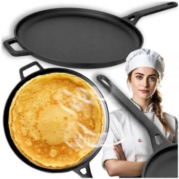 Sauté de crêpes & pizza en fonte 28 cm