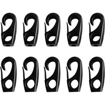 10x 7mm Bungee Fasteners for Tarpaulin, Banner, Cover, Kayak