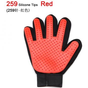 Silicone Tip Grooming Glove for Pets