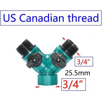 Watering Tube Splitter 3/4 Male/Female