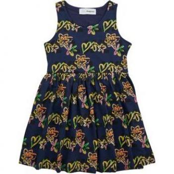 Vestido Love Kids de Desigual en algodón azul