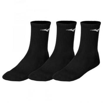 Chaussettes d'entraînement Mizuno 3P Noir Taille S Femme/Homme