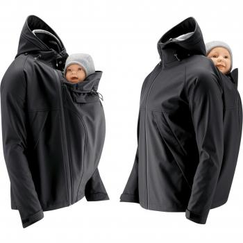 Giacca Porta Bebè in Softshell per Uomo