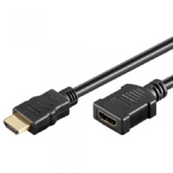 Goobay 31939 Cavo High Speed HDMI 5m con Ethernet – Nero