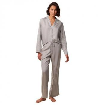 Triumph Pantalone Loungewear Silky Sensualità Grigio Relaxed Fit 10221174