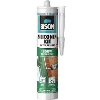 Bison Siliconenkit Bouw Transparant 310ml