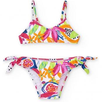 Bikini Bambina Tuc Tuc Stampato Acid Bloom