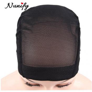Sew In Hair Wig Caps 6Pcs/Lot Black Dome Cornrow Easier Weaving Cap Elastic Nylon Breathable Mesh Net Hairnet