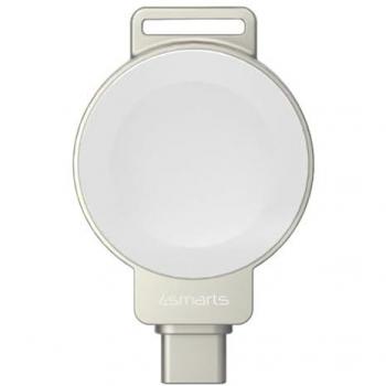 4smarts Apple Watch Induktionsladegerät, 2.50 W, Silber