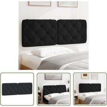 Testiera Elegante Nero Velluto 120 cm – The Living Store