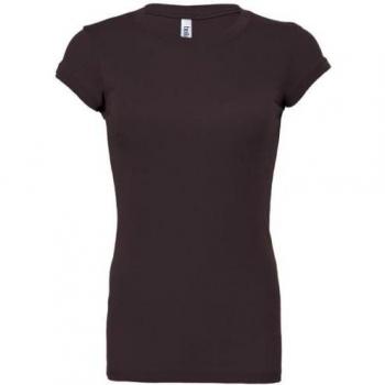 T-shirt Femme Bella + Canvas Côtelé Légère Col Rond