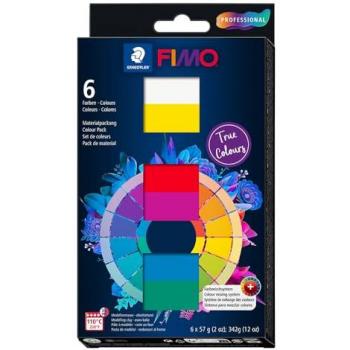 FIMO Professional Staedtler 57g – Six‑Colour Oven‑Hardening Clay Pack