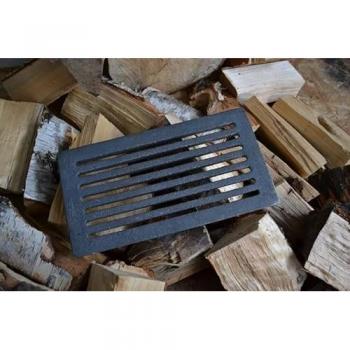 Grille de foyer rectangulaire CA028 Fonte 28,5 cm x 15 cm