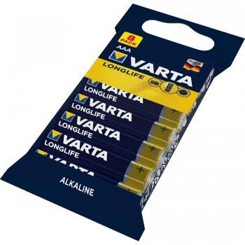 Varta 4103101328 – Confezione di 8 MiniAAA (Longlife)