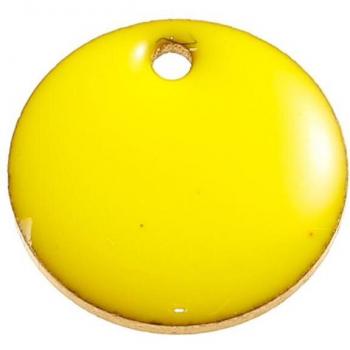Dijes Lentejuelas Cobre – Colgante Verde Dorado 12 mm DIY