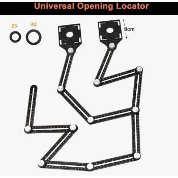 Tile Hole Locator Protractor