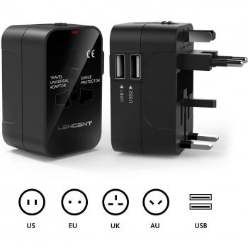 LENCENT Universal Steckdose für internationale Reisen
