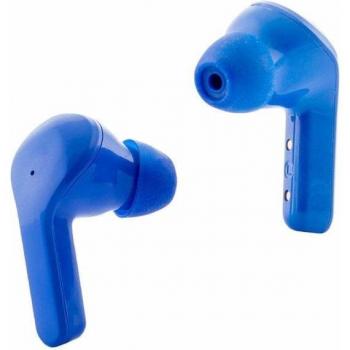 Auriculares Bluetooth Inalámbricos con Estuche de Carga Azul