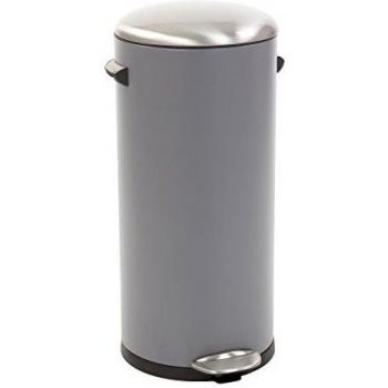 EKO Belle Deluxe Treteimer 30 L Grau – 38 × 33,8 × 66 cm