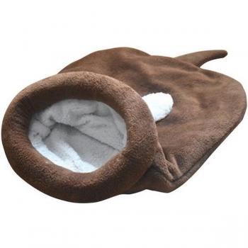 Lit cocooning en molleton pour animaux
