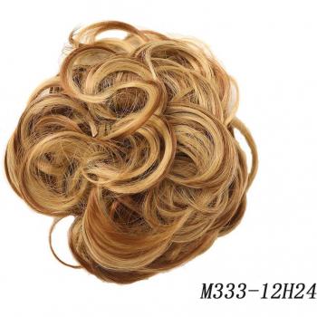 MSTN Women's Long Synthetic Hair Ring Bun