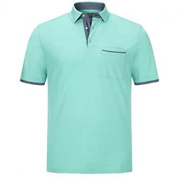 Turquoise Polo van MELKER