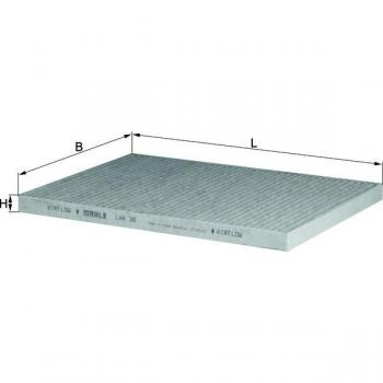 Filtre d'air cabine KNECHT LAK 36