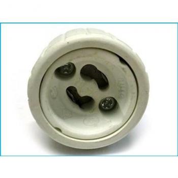 LEDLUX 2 Piece E27 to GU10 LED Bulb Socket Converter Base for LED Lights