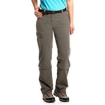 Maier Sports Damenhose Arolla Zip Off, braun (teak), 40