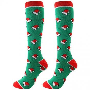 Chaussettes de Noël en coton pour dames et hommes