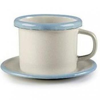 Taza con Plato Versalles Vitrificada