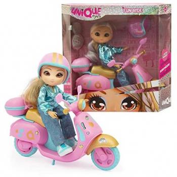 Coffret UNIQUE EYES Fun Ride (Poupée + Scooter)