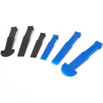 Ciseaux en plastique HBM, 6 pièces
