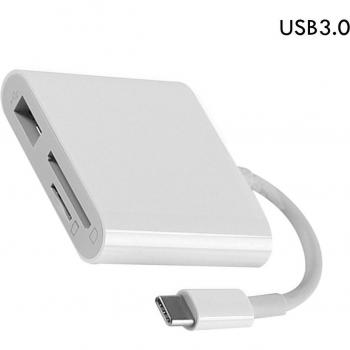 Type C to USB 3.0 Hub with Micro SD Card Reader for HUAWEI and Samsung