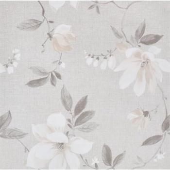 Non-woven Wallpaper with 3D Flower Pattern