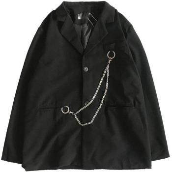 Chaqueta Negra Oversize 3XL para Hombre