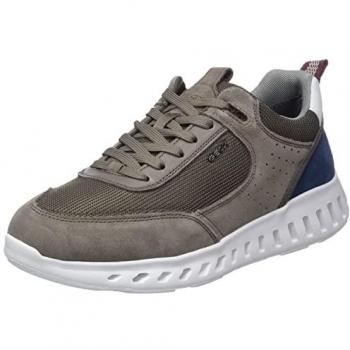 Sneaker Uomo Geox U25DYA 0221 Outstream Grigio Dove EU 45