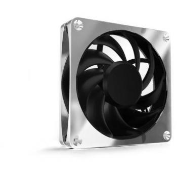 Alphacool Apex Stealth Metal 120mm Lüfter 2000rpm (chrom) (120 mm, 1 x), PC Lüfter, Silber